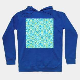 Blue pattern Hoodie